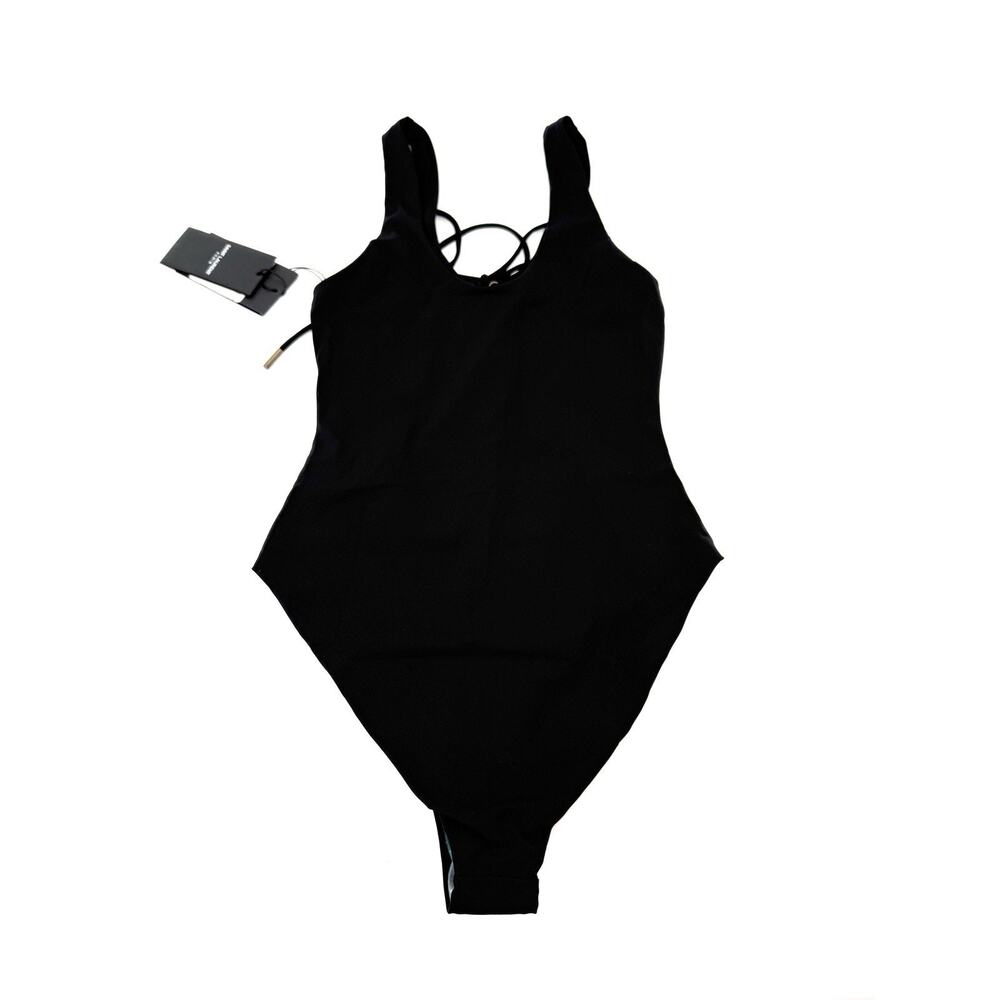 NWT Saint Laurent Size XS Maillot Saharienne Lace-Up One-Piece Swimsuit $1,400 - Picture 8 of 13